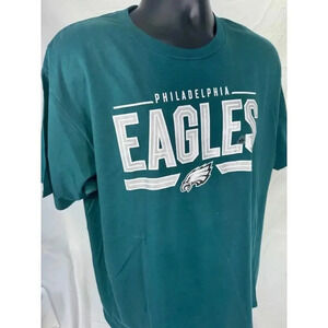 NEW Majestic NFL On The Win Philadelphia Eagles T-Shirt Green Mens Size XL
